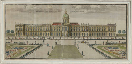 Johann Friedrich Eosander, nach , Prospect des Königl. Lusthauses Charlottenburg gegen den Garten anzusehen - фото 1