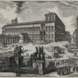 Giovanni Battista Piranesi, Veduta del Palazzo fabbricato sul Quirinale ... - Veduta della Piazza di Monte Cavallo - Foto 1