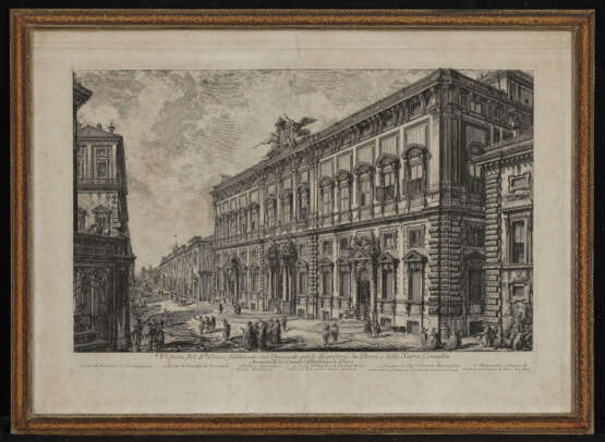 Giovanni Battista Piranesi, Veduta del Palazzo fabbricato sul Quirinale ... - Veduta della Piazza di Monte Cavallo - photo 4