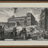 Giovanni Battista Piranesi, Veduta del Palazzo fabbricato sul Quirinale ... - Veduta della Piazza di Monte Cavallo - фото 6