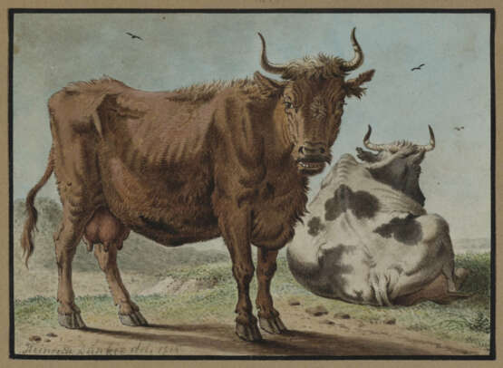 Philipp Heinrich Dunker, zugeschrieben , Kühe - Foto 1