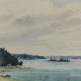Anton Doll, zugeschrieben , Am Ufer des Starnberger Sees - Blick auf die Roseninsel (Garatshausen) - Foto 1