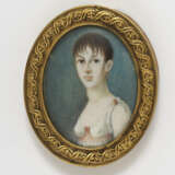 Deutsch um 1810 , Bildnis einer jungen Dame - Foto 1