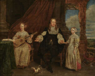 Flämisch 17. Jahrhundert , Familienbildnis