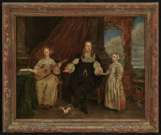 Flämisch 17. Jahrhundert , Familienbildnis - Foto 2