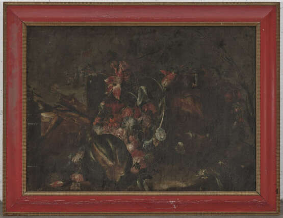 Mailand, 2. Hälfte 17. Jahrhundert , Blumenstillleben mit Kürbis - фото 3