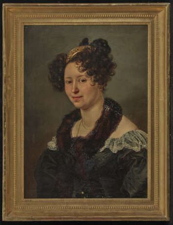 Süddeutsch um 1830 , Damenporträt - Foto 2