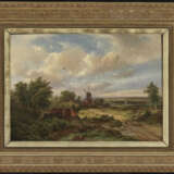 Pieter Lodewijk Francisco Kluyver, Holländische Landschaft mit Windmühle - Foto 2