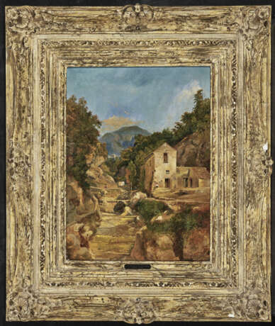 Achenbach, Oswald, zugeschrieben , Italienische Landschaft (Mühlental von Amalfi). - фото 2
