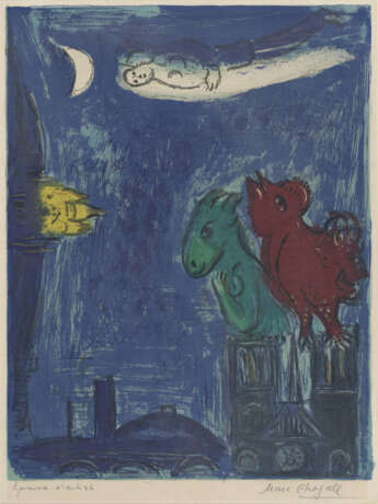 Marc Chagall, Les Monstres de Notre-Dame - фото 1
