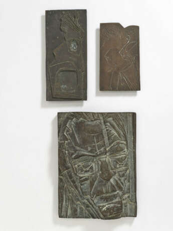 Seff Weidl, Konvolut 3 Bronzereliefs und 3 Handzeichnungen. - photo 4