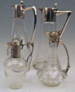 Household items. Silver Set of Four Gorgeous Carafes Pitchers Vintage Germany, 1900 - 1910