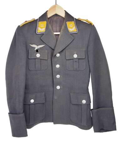 Luftwaffe: Uniformjacke eines Oberleutnants der Fliegenden Truppe. - Foto 1