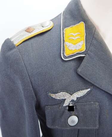 Luftwaffe: Uniformjacke eines Oberleutnants der Fliegenden Truppe. - Foto 2