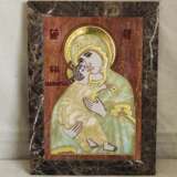 Владимирская икона № 2-126 Marble Mixed media художественная роспись Religious genre Byelorussia 2019 - photo 1