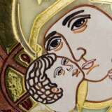 Владимирская икона № 2-126 Marble Mixed media художественная роспись Religious genre Byelorussia 2019 - photo 2