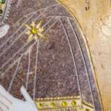 Жировичская Божия Матерь № п-16 Marble Mixed media художественная роспись Religious genre Byelorussia 2019 - photo 3