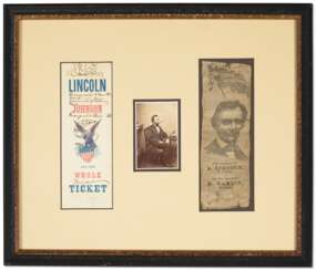 Abraham Lincoln campaign ballots & a carte-de-visite