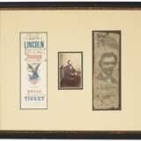 Abraham Lincoln campaign ballots & a carte-de-visite - фото 1