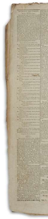 An early newspaper printing of "The Star Spangled Banner." - Foto 2