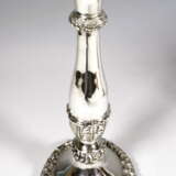 Vienna Biedermeier Silver Candleholders “Pair of Antique Vienna Biedermeier Silver Candleholders Dated 1840”, Vienna Silver, JOSEF REINER, Silver, Handwork, Biedermeier, Austria, 1840 - photo 3