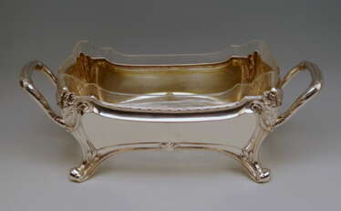 Centrepiece Silver 800 Fruit Bowl Art Nouveau Otto Wolter Germany made 1900