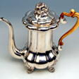 Silver 13 Lot Austrian Coffee Pot Vintage Vienna Karl Paltscho, 1853 - One click purchase