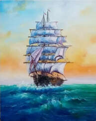 Sailboat at sea