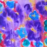 Интерьерная картина «Танец цветов.», Бумага, Акриловые краски, Абстракционизм, Пейзаж, Россия, 2020 г. - фото 1