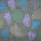 Интерьерная картина «Цветы в ночи.», Акварельная бумага, Гуашь, Абстракционизм, Пейзаж, Россия, 2021 г. - фото 1