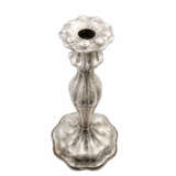 Wohl DEUTSCHLAND 1-flammiger Kerzenhalter, Silber, 19. Jahrhundert - Foto 4