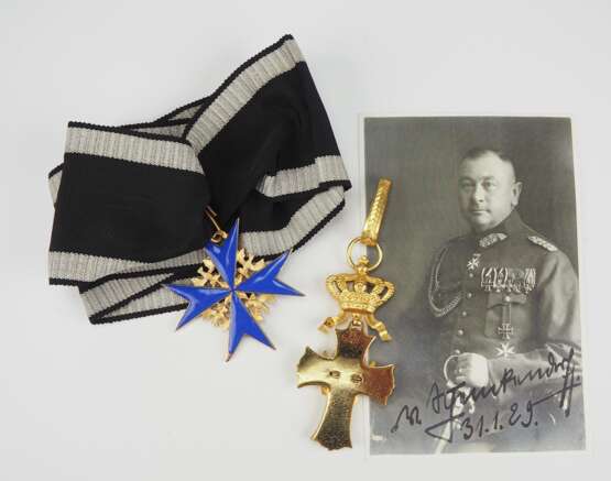 Preussen: Orden Pour le Mérite, für Kriegsverdienste und Deutschritter-Orden. - Foto 1