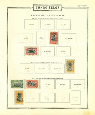 BELGIAN COLONIES 1886/1934 - Foto 10