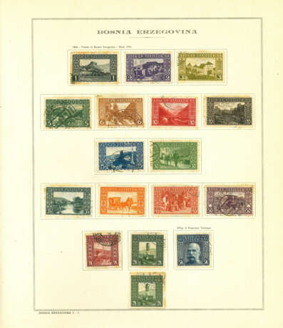 BOSNIA HERZEGOVINA, CROATIA, MONTENEGRO, YUGOSLAVIA, SERBIA 1866/1962 - Foto 2