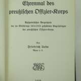 Uebe, Friedrich: Ehrenmal des preußischen Offiziers-Korps. - Foto 1