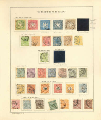 GERMAN OLD STATES 1849/1920 - Foto 22