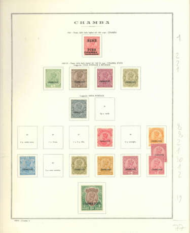 INDIA CONVENTION STATES 1885/1944 - Foto 3