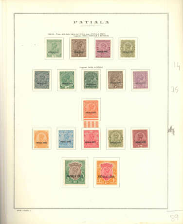 INDIA CONVENTION STATES 1885/1944 - Foto 19