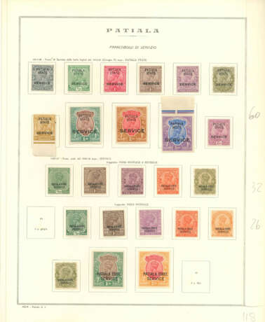 INDIA CONVENTION STATES 1885/1944 - Foto 23