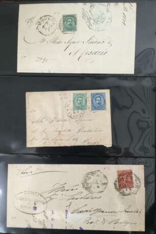 REGNO D'ITALIA - STORIA POSTALE 1863/1899 - Foto 12