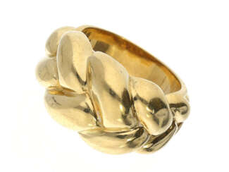 Ring: massiver vintage Goldring