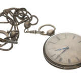 Taschenuhr: feine Genfer Lepine mit dazugehöriger Uhrenkette, Piguet & Meylan, um 1840 - photo 1
