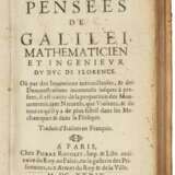 Galileo Galilei (1564-1642) [and Marin Mersenne (1588-1648)]. - photo 1