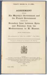 Palestine – The Creation of the British Mandate
