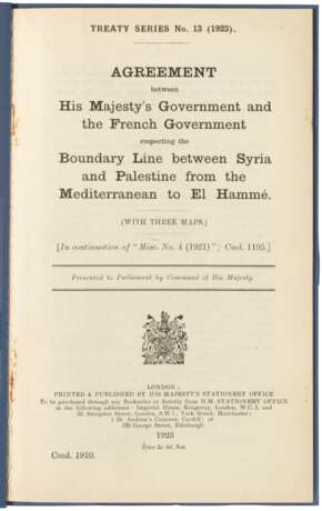 Palestine – The Creation of the British Mandate - фото 1