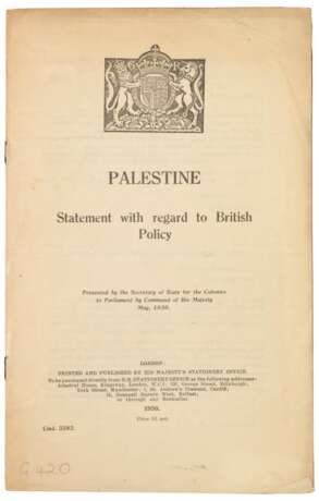 Palestine – British and Arab Reactions to the 1929 Disturbances - Foto 4