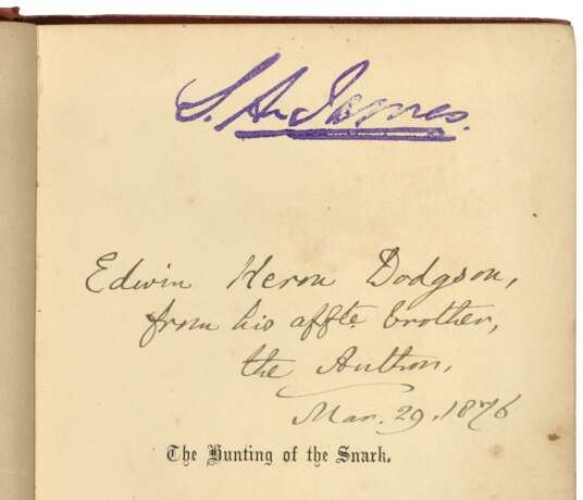 Dodgson, Charles Lutwidge (183. Charles Lutwidge Dodgson – 'Lewis Carroll' (1832-1898) - photo 1