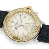Armbanduhr: Luxuriöser Damen-Chronograph mit Brillantbesatz, Chopard "Mille Miglia" Gold/Edelstahl Ref. 8163-98 von 1998 - фото 1