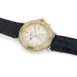 Armbanduhr: Luxuriöser Damen-Chronograph mit Brillantbesatz, Chopard "Mille Miglia" Gold/Edelstahl Ref. 8163-98 von 1998 - Foto 3