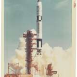 NASA. Launch of the Titan Rocket: 2 photographs of Gemini V as it lifts off from Cape Kennedy, Florida, 21 August, 1965 - photo 5